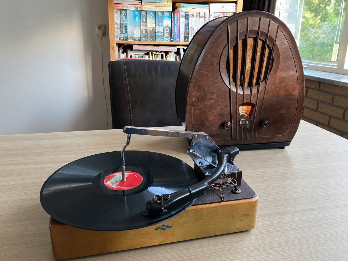 Vintage Joboton-10 Platenwisselaar - 1946, Ophalen of Verzenden, Gebruikt, Platenspeler, Overige merken