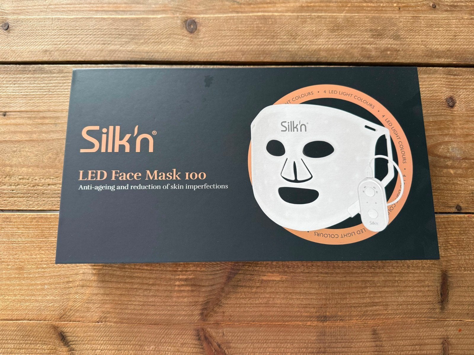 Silk'n LED face mask 100 // als nieuw // garantie // complee, Ophalen of Verzenden, Zo goed als nieuw, Gehele gezicht