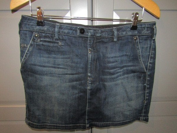 G546 G-Star mt 31 rok denim, Kleding | Dames, Rokken, Maat 38/40 (M), Zo goed als nieuw, Boven de knie, G-star