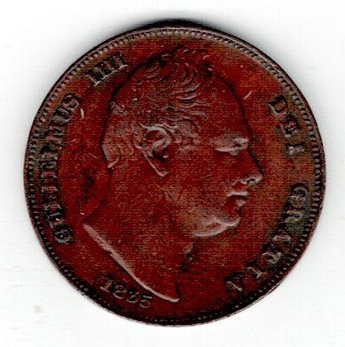 26-1752 Engeland farthing 1835, Ophalen of Verzenden, Overige landen, Losse munt