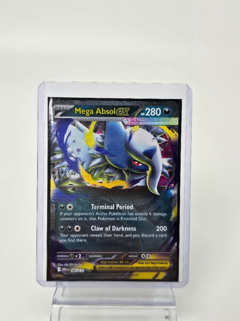 Mega Absol EX 086/132 Pokemon TCG, Ophalen of Verzenden, Zo goed als nieuw, Losse kaart