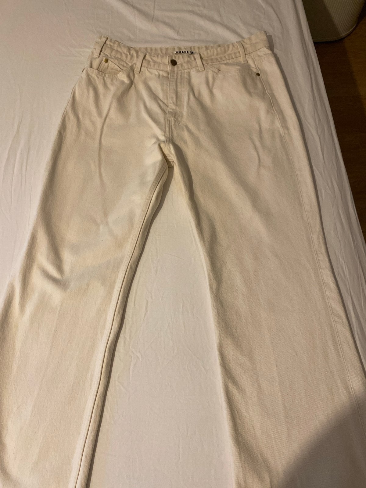 Vanilia jeans maat 44, zo goed als nieuw, Kleding | Dames, Beige, Maat 42/44 (L), Ophalen of Verzenden, Zo goed als nieuw