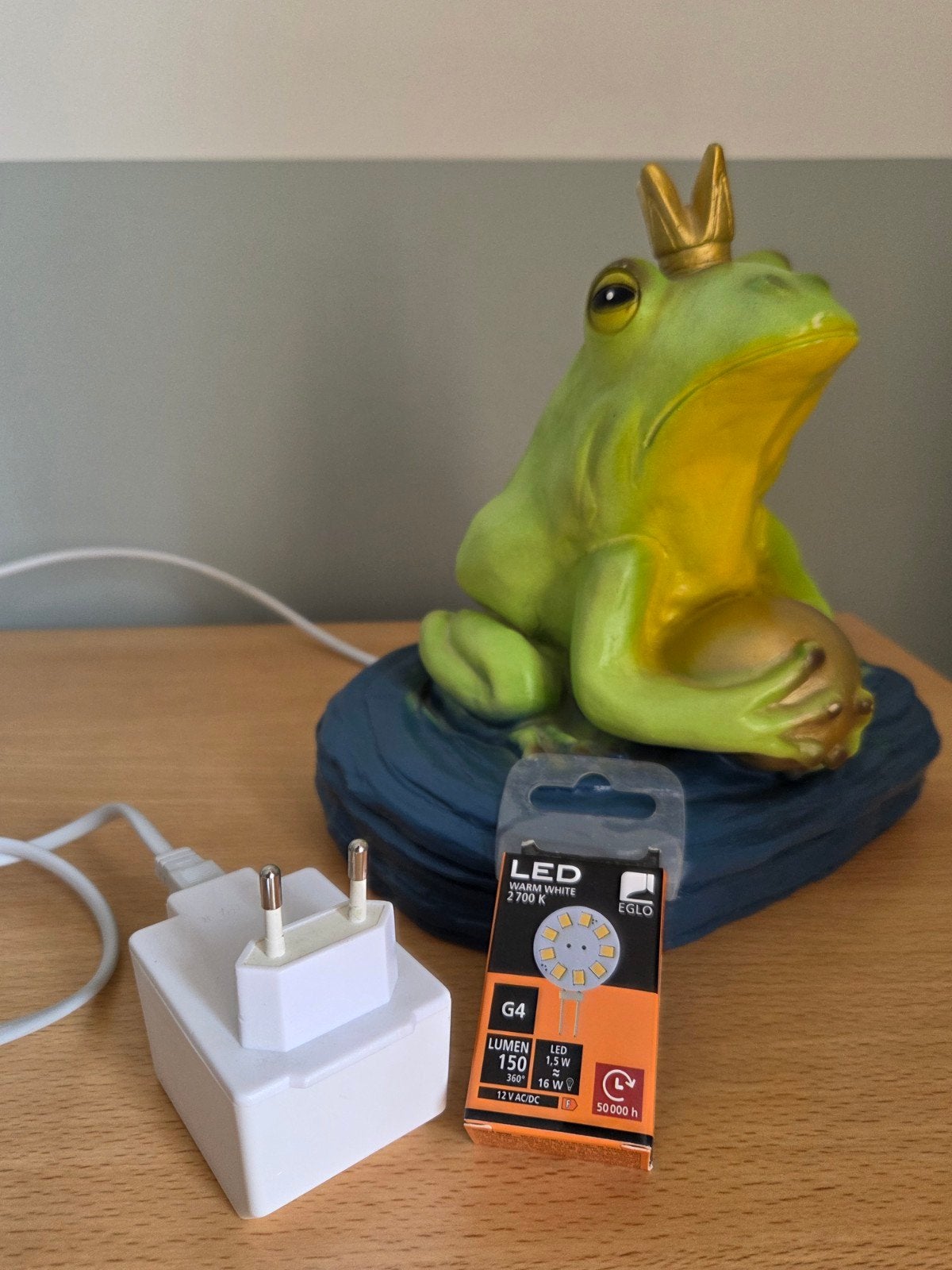 Heico lamp kikkerkoning, Ophalen of Verzenden, Zo goed als nieuw, Lamp