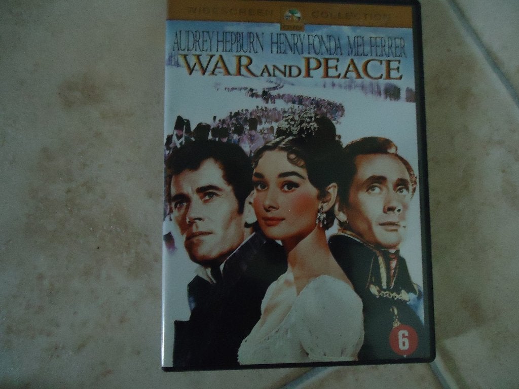 historisch kostuumdrama - War and Piece - Audrey Hepburn ea, Cd's en Dvd's, Nederlands, Ophalen of Verzenden, Gebruikt, Engels