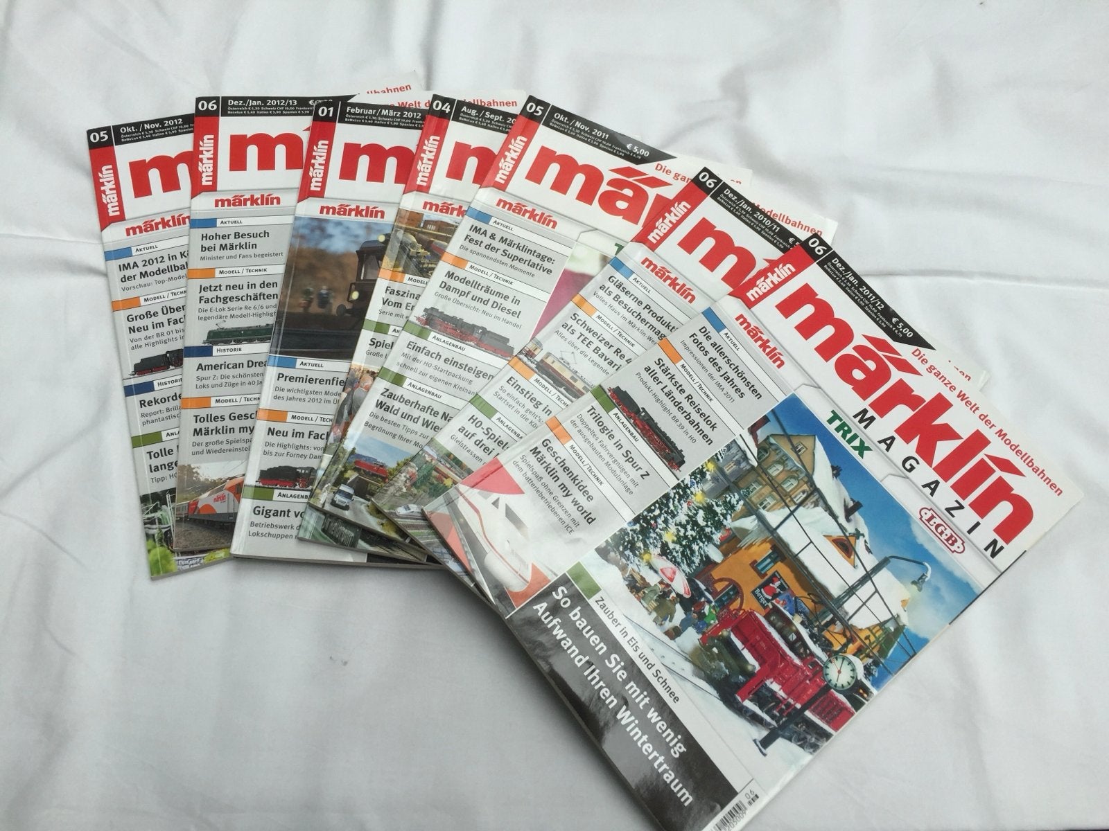 Märklin Magazin - Diverse uitgaven (2011-2013), Ophalen of Verzenden, Gebruikt, Boek, Tijdschrift of Catalogus, Märklin