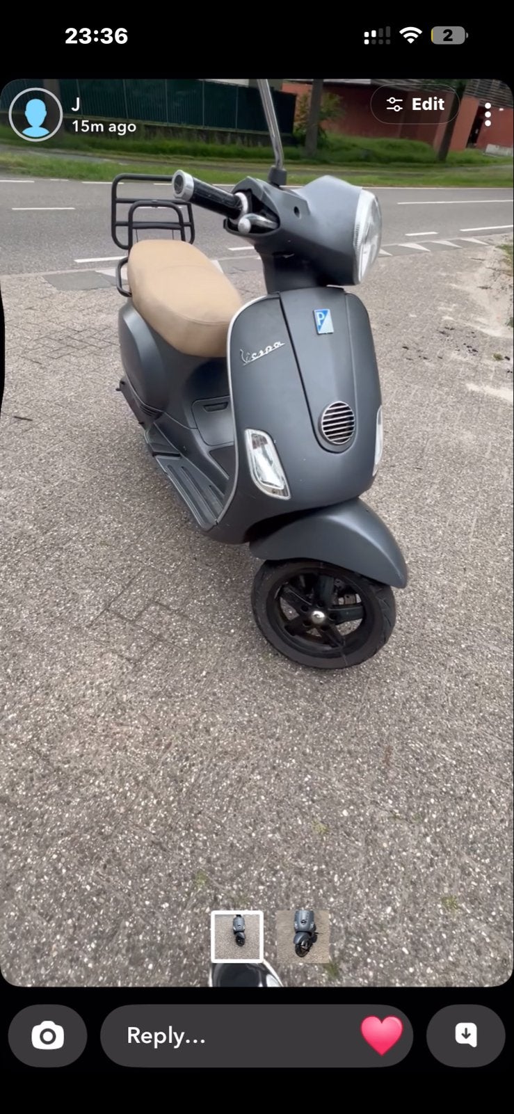Vespa LX 2t Blauwe Plaat - Rijdt maar beurtje nodig, Fietsen en Brommers, Scooters | Vespa, Ophalen, Gebruikt, Benzine, Vespa LX