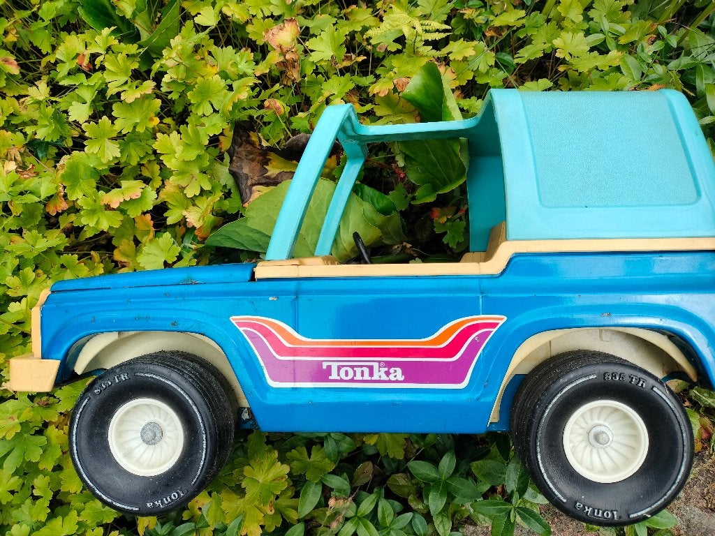 Vintage Mighty Tonka Buggy jaren 70-grote ride on uitvoering, Ophalen, Gebruikt