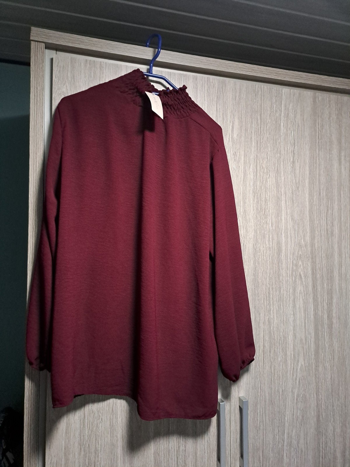 Wijnrode tuniek maat 46, Kleding | Dames, Maat 46/48 (XL) of groter, Nieuw, Ophalen of Verzenden, Rood