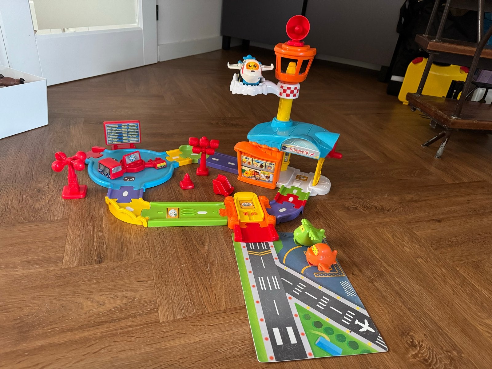 3 Vtech Toet Toet Auto sets met 9 extra auto's, Kinderen en Baby's, Ophalen of Verzenden, Gebruikt, 2 tot 4 jaar
