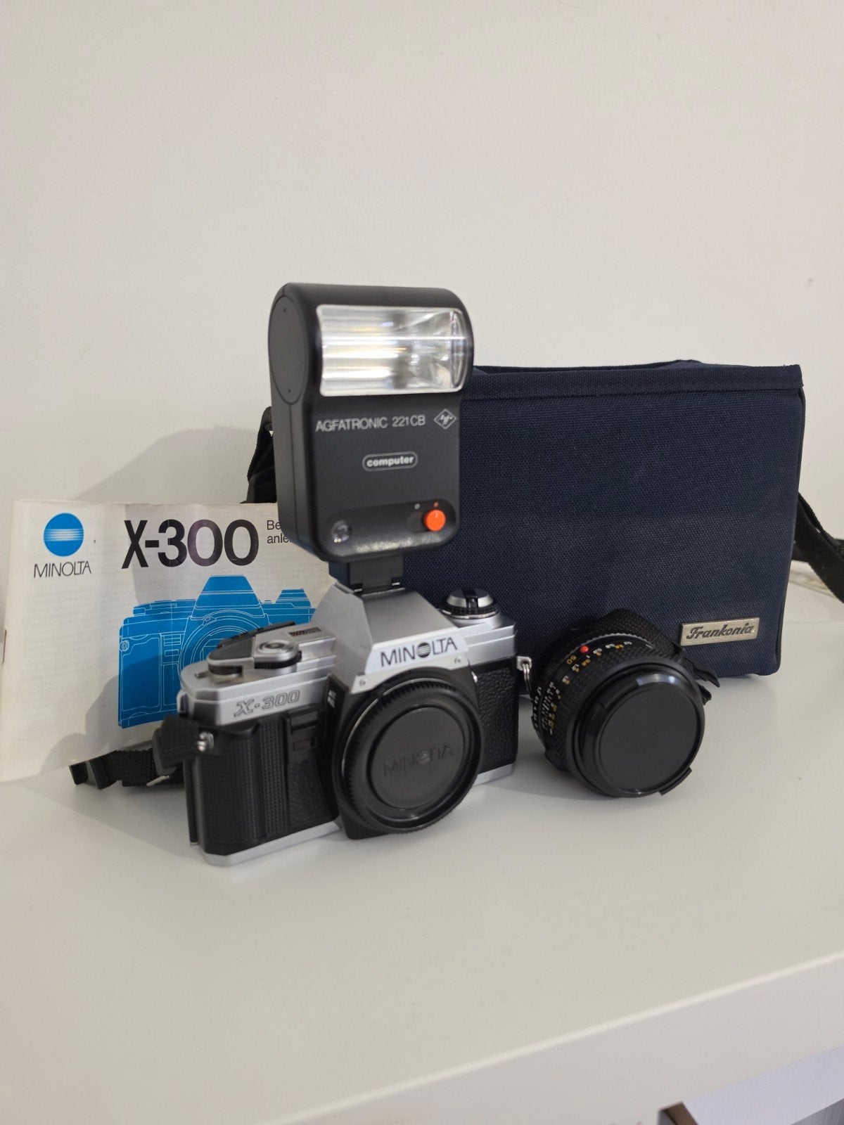 Minolta X-300 + 50mm f/1.7 Lens | Verzamelaarsstaat!, Audio, Tv en Foto, Fotocamera's Analoog, Ophalen of Verzenden, Gebruikt