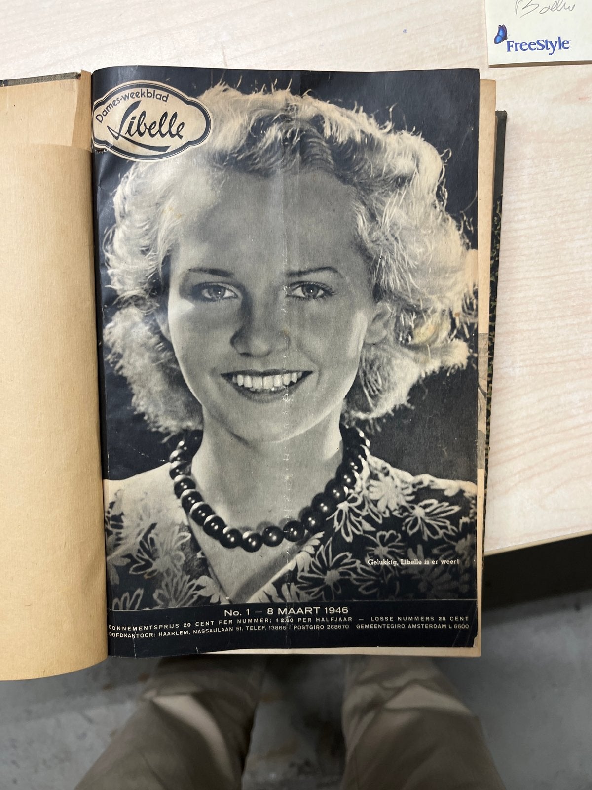Damesweekblad Libelle, jaargang 1946. Eerste na de oorlog, Ophalen of Verzenden