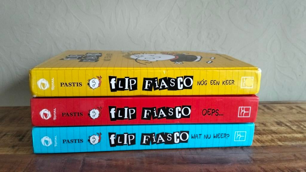 Flip Fiasco Boekenreeks - 3 delen van Stephan Pastis, Ophalen of Verzenden, Gelezen, Stephan Pastis, Fictie