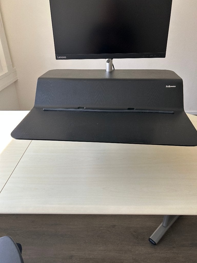 Fellowes Zit sta werkstation, 72 cm, Zo goed als nieuw, Overige merken, 60 cm