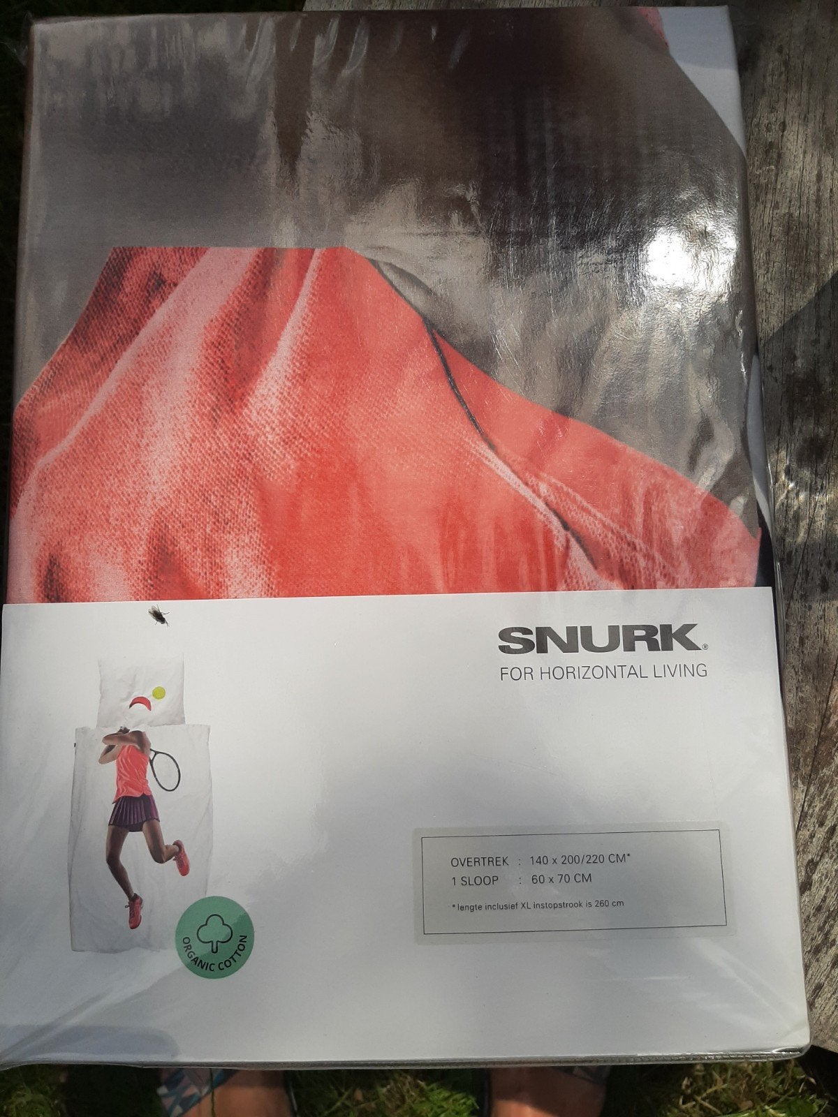 Snurk Tennis Dekbedovertrek 140x200/220 cm, Overige merken, Meisje, Nieuw, Ophalen of Verzenden
