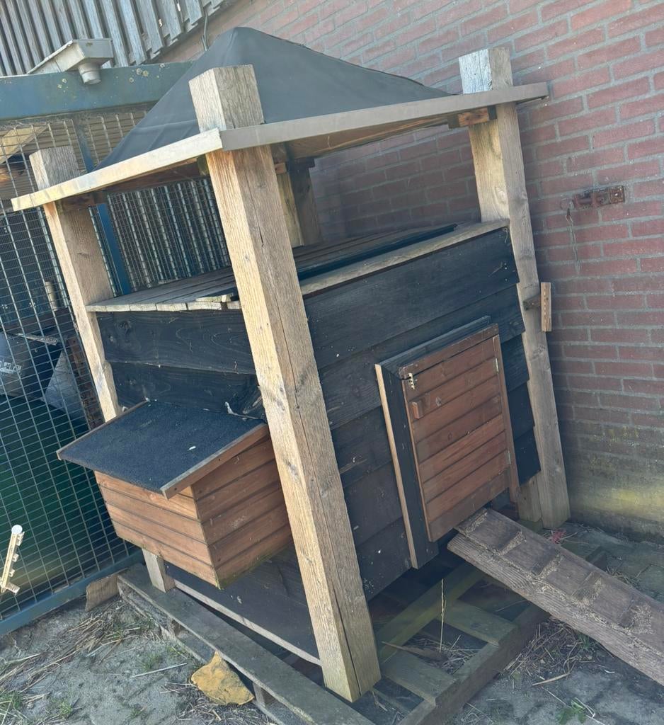 Kippen/ konijnen / cavia hok (hooiberg), Ophalen, 110 cm of meer, 90 cm of meer, Konijn