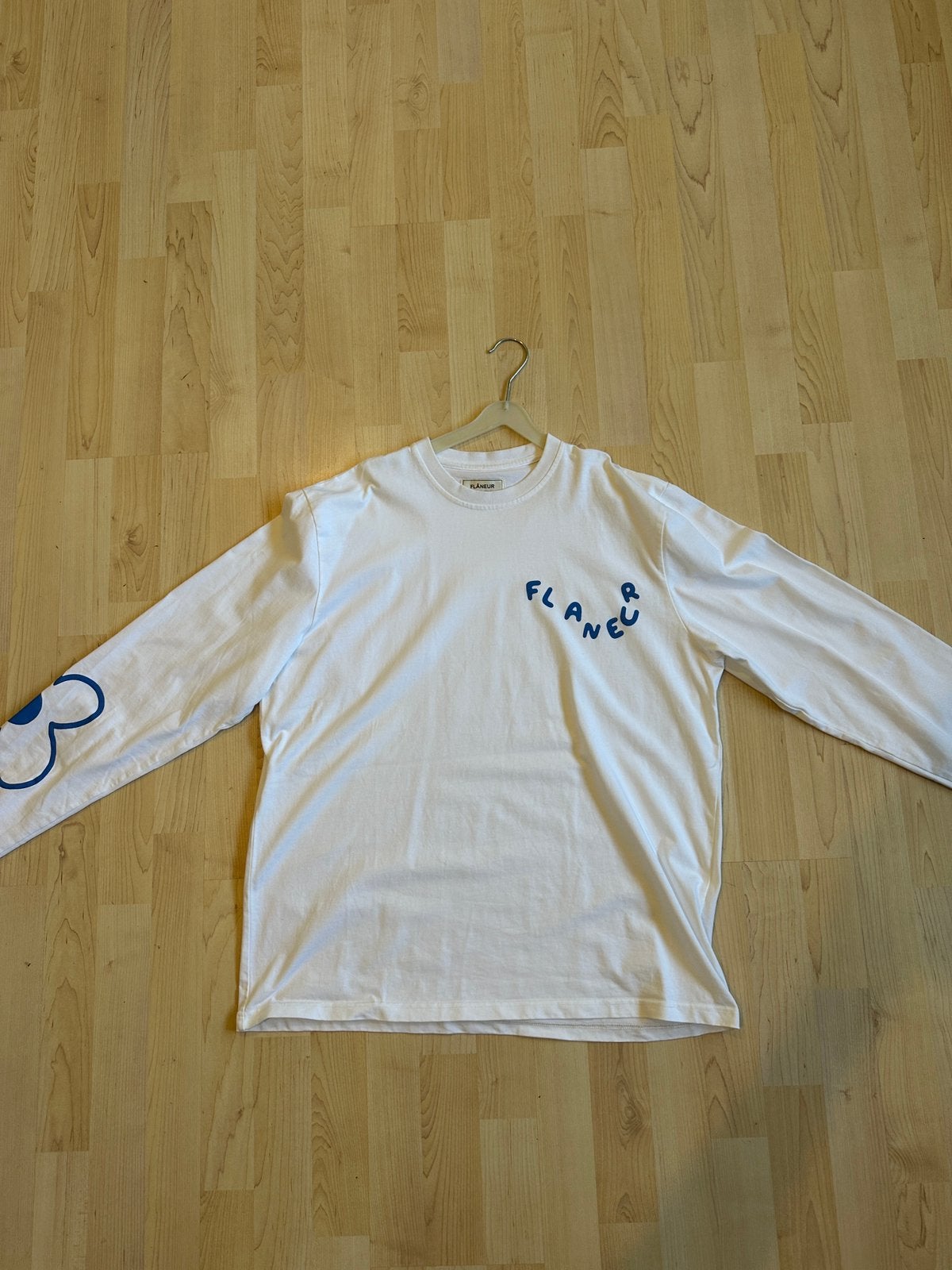 Flaneur Longsleeve Blue, Kleding | Heren, Ophalen of Verzenden, Zo goed als nieuw, Maat 52/54 (L), Blauw