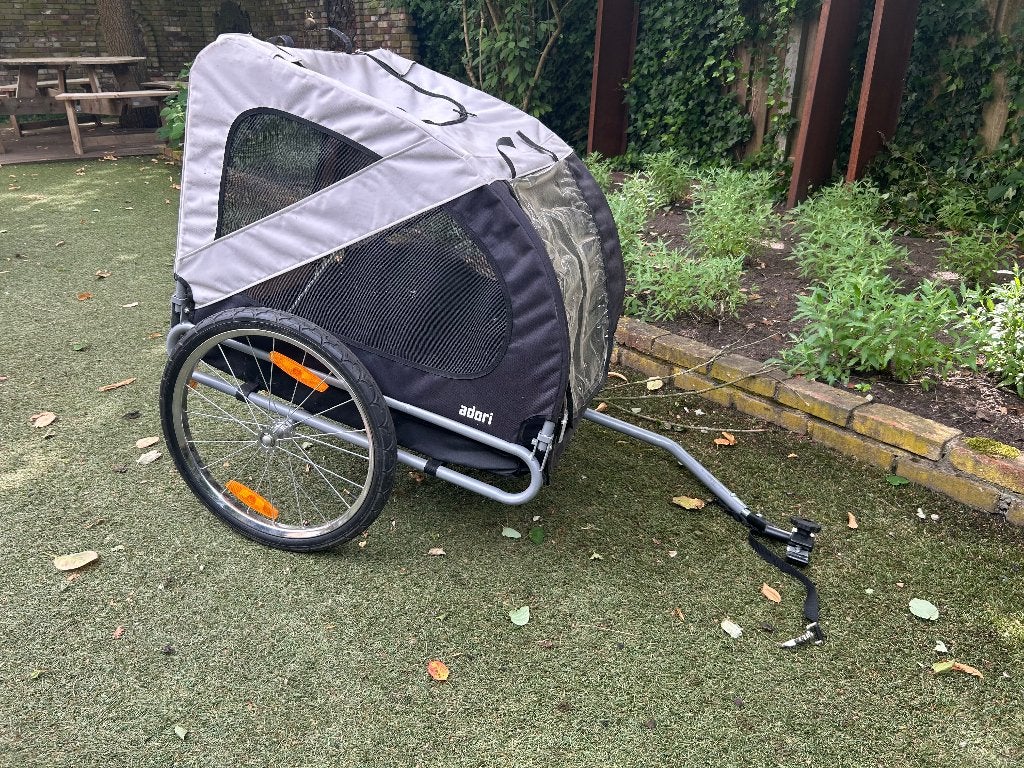 Fietskar hond, Fietsen en Brommers, Fietsaccessoires | Aanhangers en Karren, Ophalen, Gebruikt, Hondenkar