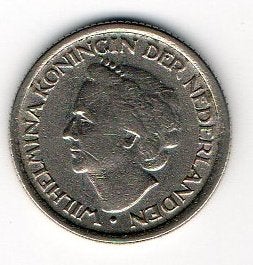 Kwartje Wilhelmina periode, Postzegels en Munten, Munten | Nederland, Ophalen of Verzenden, Koningin Wilhelmina, 25 cent, Losse munt