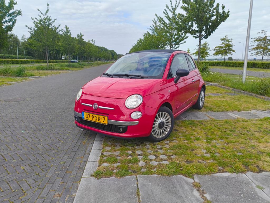 Fiat 500c 0.9 Twinair 2011 Rood, 24 km/l, Handgeschakeld, Particulier, Onderhoudsboekje