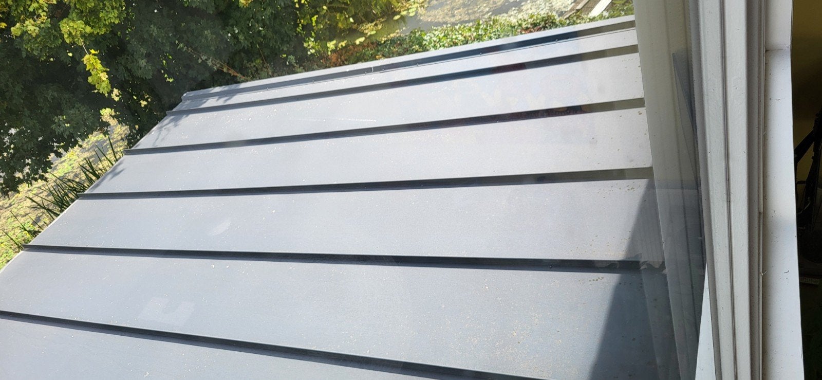 Ruukki dakplaten type Classic, Doe-het-zelf en Verbouw, Dakpannen en Dakbedekking, 15 m² of meer, Metaal, Grijs, Ophalen