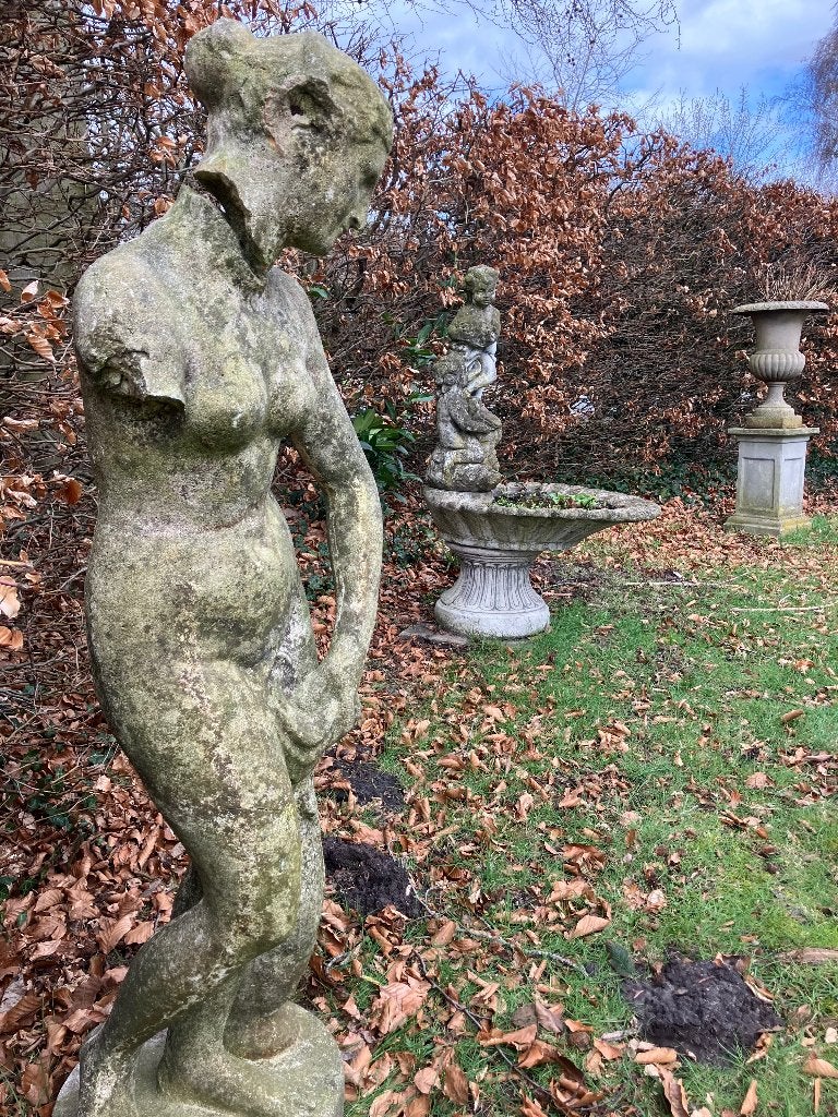 antiek tuinbeeld, Tuin en Terras, Tuinbeelden, Ophalen, Gebruikt, Overige typen