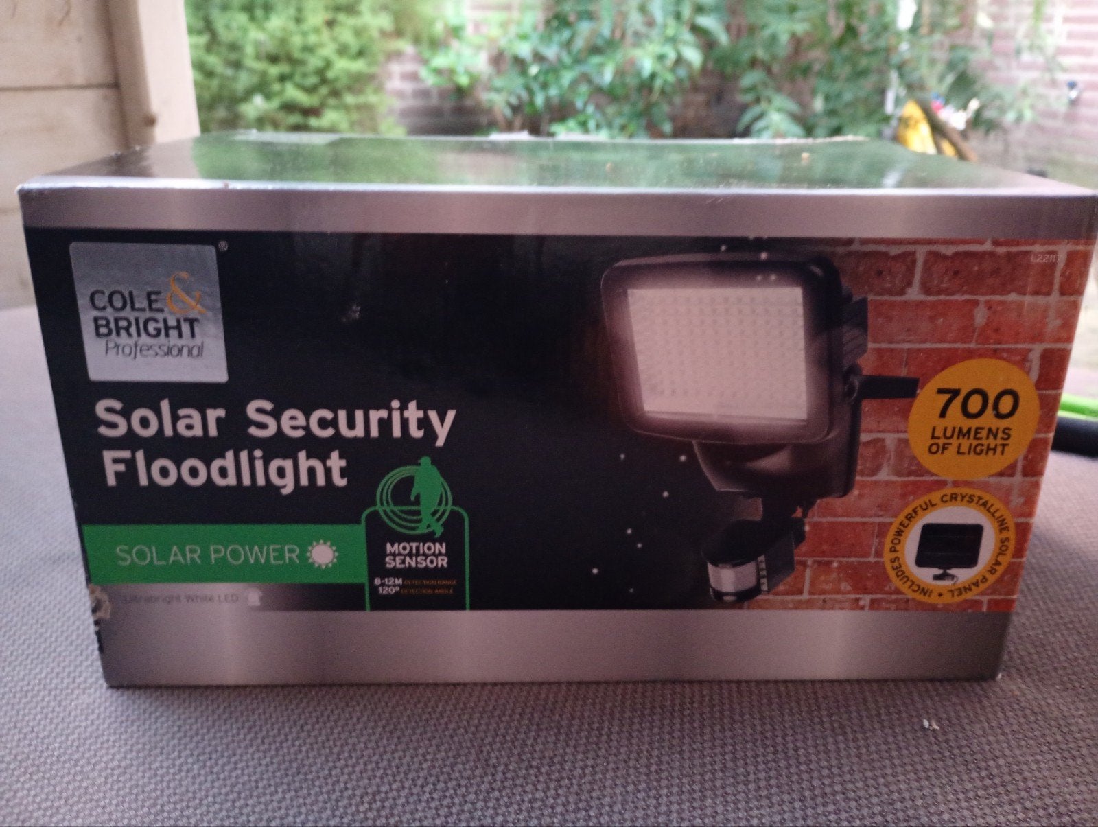 2 x cole bright Solar security Floodlight, Zonne-energie, Kunststof, Minder dan 50 watt, ,