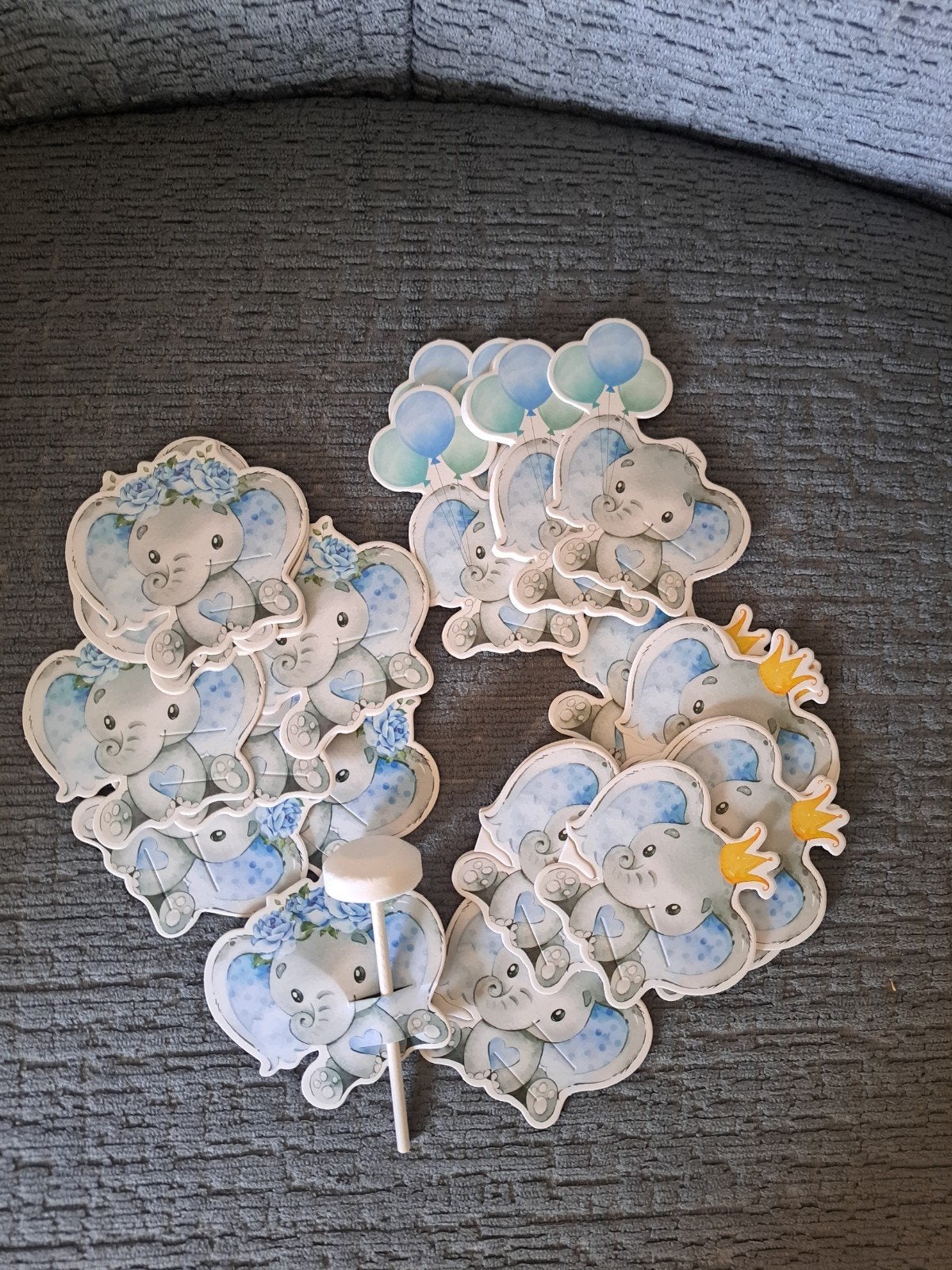 Geboorte traktatie blauw karton 48 stuks lolly of potlood, Ophalen of Verzenden, Nieuw, Overige typen, Geboorte of Huwelijk