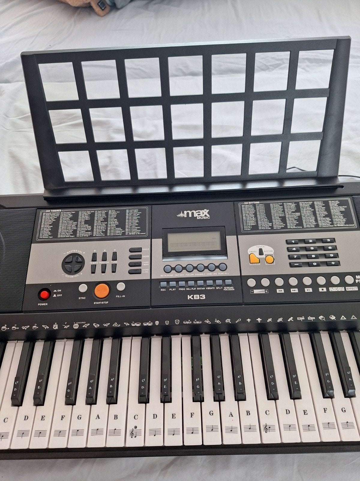 Max Music KB3 Keyboard - Zo goed als nieuw, Overige merken, 61 toetsen, Ophalen of Verzenden, Zo goed als nieuw