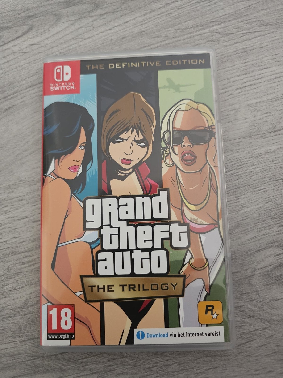Grand Theft Auto: The Trilogy - The Definitive Edition Switc, Spelcomputers en Games, Games | Nintendo Switch, Vanaf 18 jaar, 1 speler