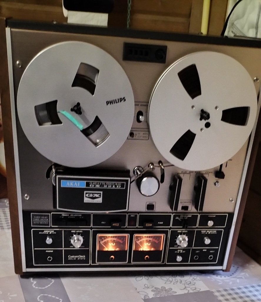 AKAI GX-221 D  BANDRECORDER, Ophalen, Bandrecorder, Met banden