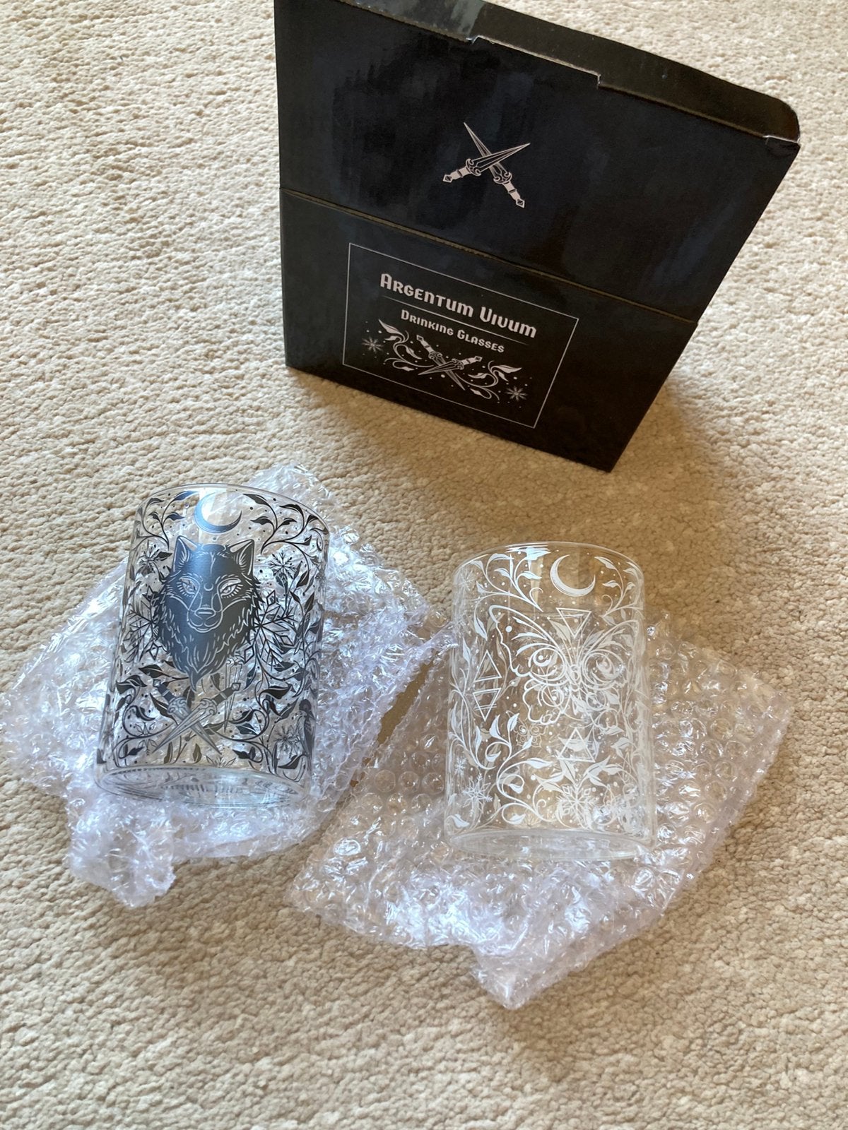 Illumicrate Quicksilver Argentum Vivum drinking glasses YA, Ophalen of Verzenden, Nieuw