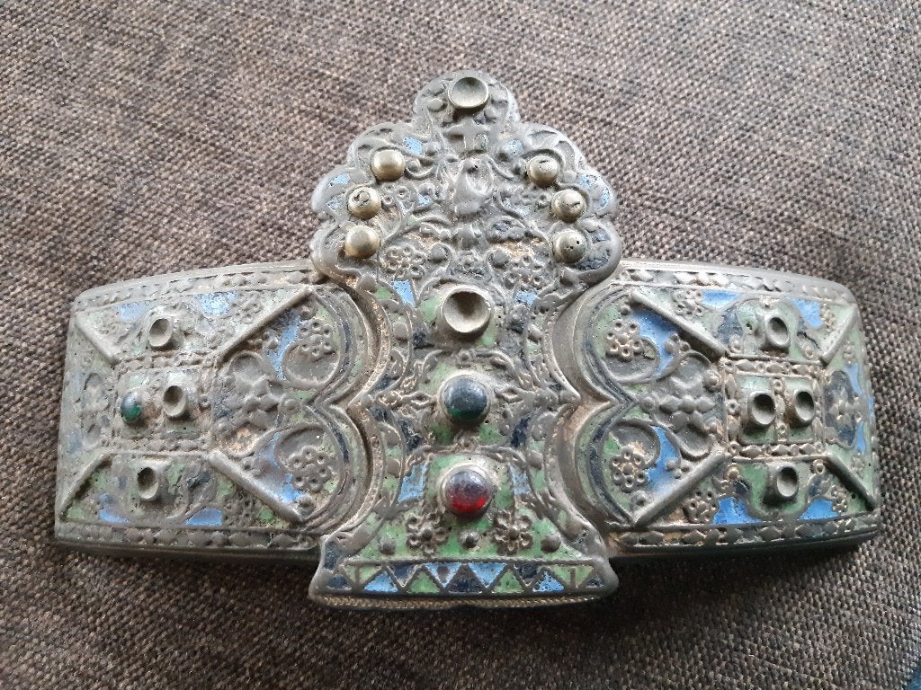 Antieke gesp uit de Balkan. Pafti volk. Rond 1700 nC, Sieraden, Tassen en Uiterlijk, Ophalen of Verzenden, Overige materialen