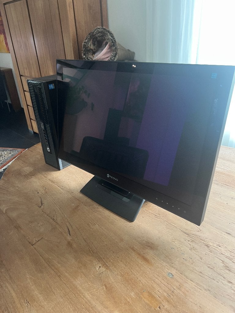 HP ProDesk 400 G1 SFF computer met AG Neovo 23 inch scherm, Ophalen, 64 GB of meer, Gebruikt, 8 GB