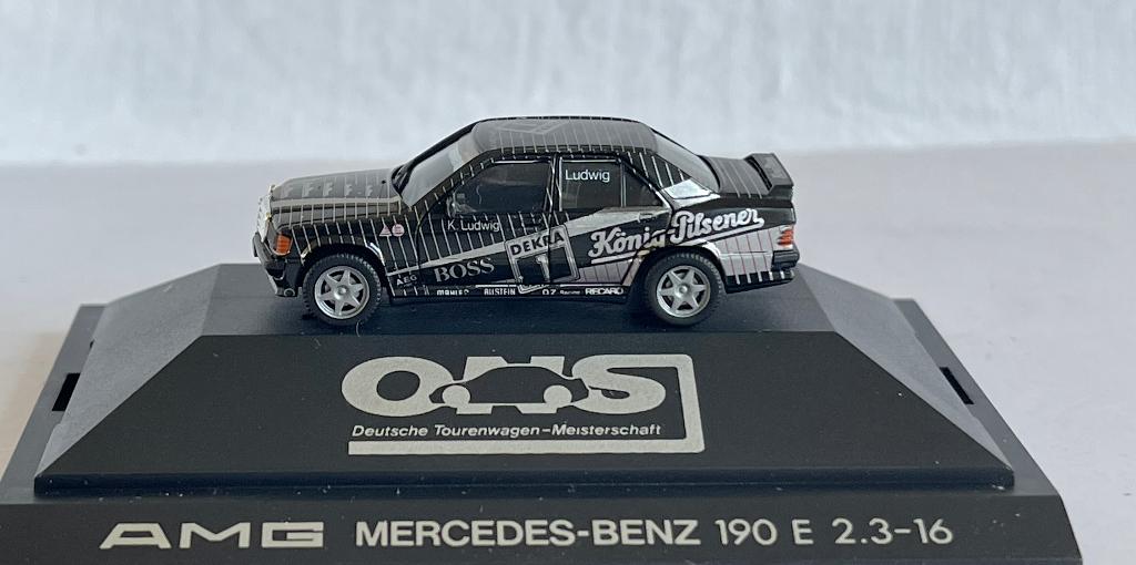 Herpa 3511 : AMG Mercedes-Benz 190 E 2.3-16 / Ludwig, Ophalen of Verzenden, Zo goed als nieuw, Auto, Herpa