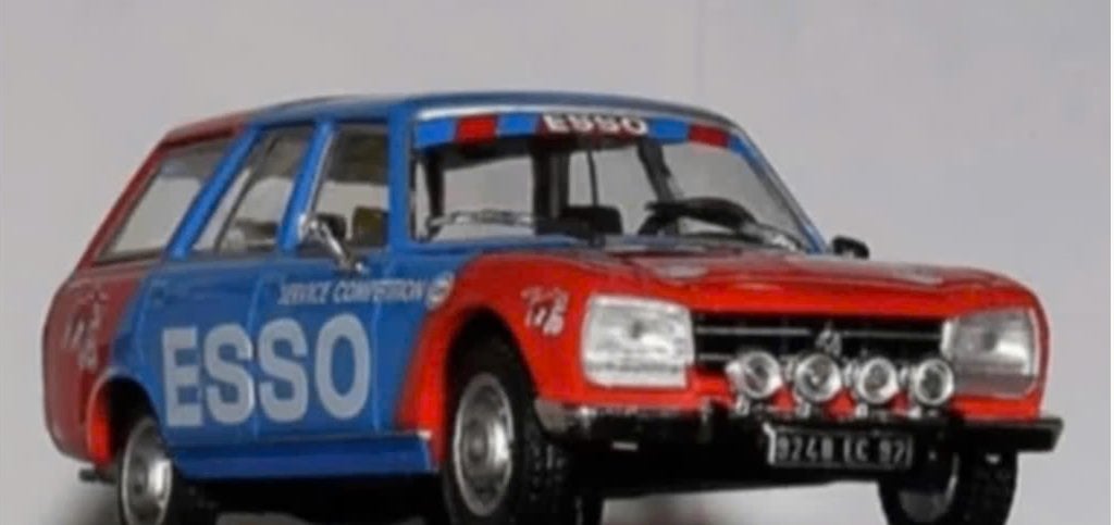 Peugeot 504 break Team ESSO 1981 1/43 Rallye Assistance, Verzenden, Nieuw, Auto, Overige merken