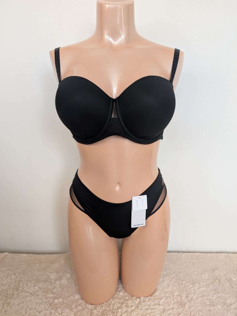 Nieuw chantelle strapless bh 70d 80d 85d 90d 70e 75e 80e, ., Zwart, Ophalen of Verzenden, BH