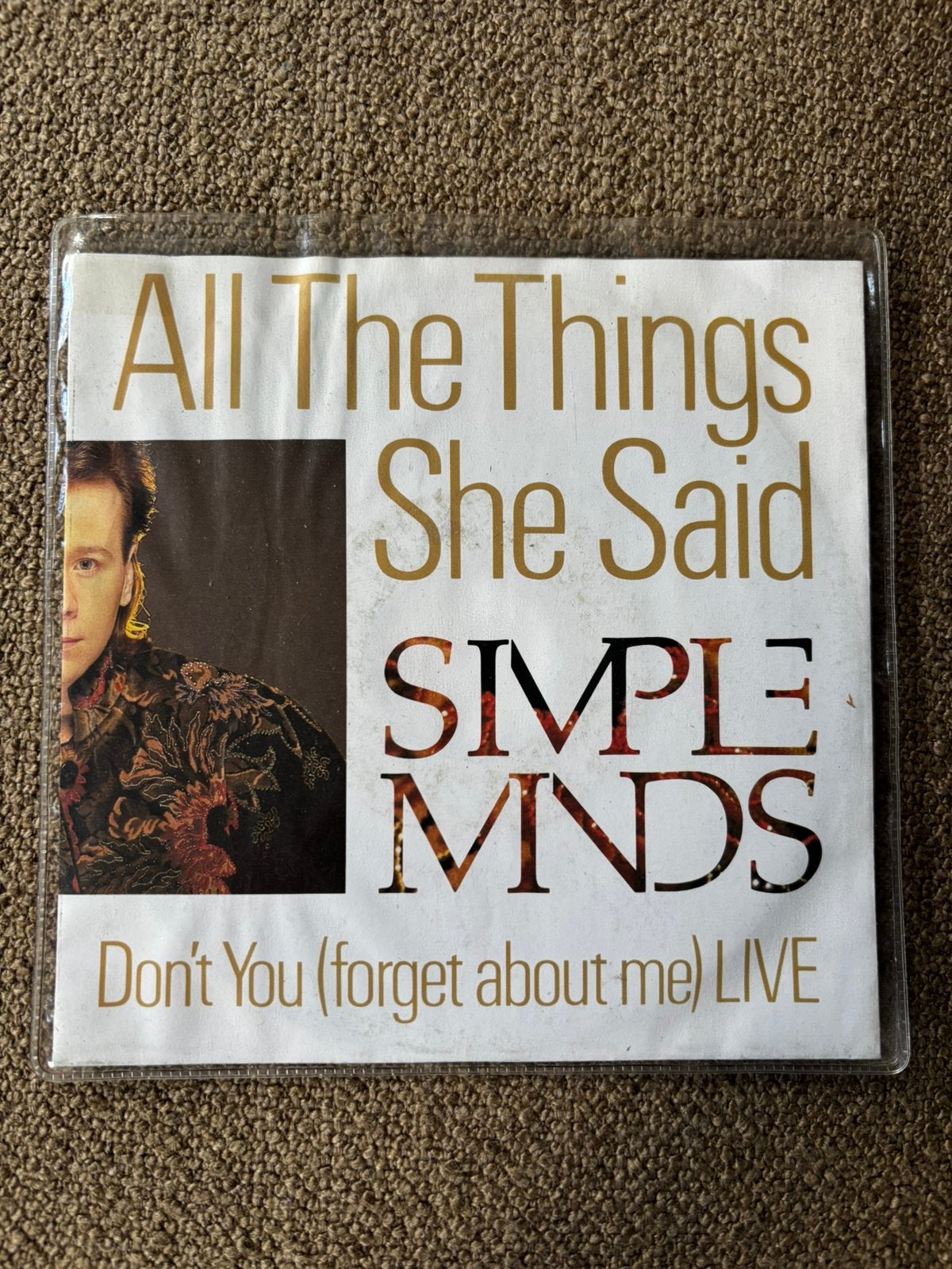 Simple Minds - All the things she said / Don’t you forget…., Cd's en Dvd's, Vinyl Singles, Ophalen of Verzenden, Gebruikt, 7 inch