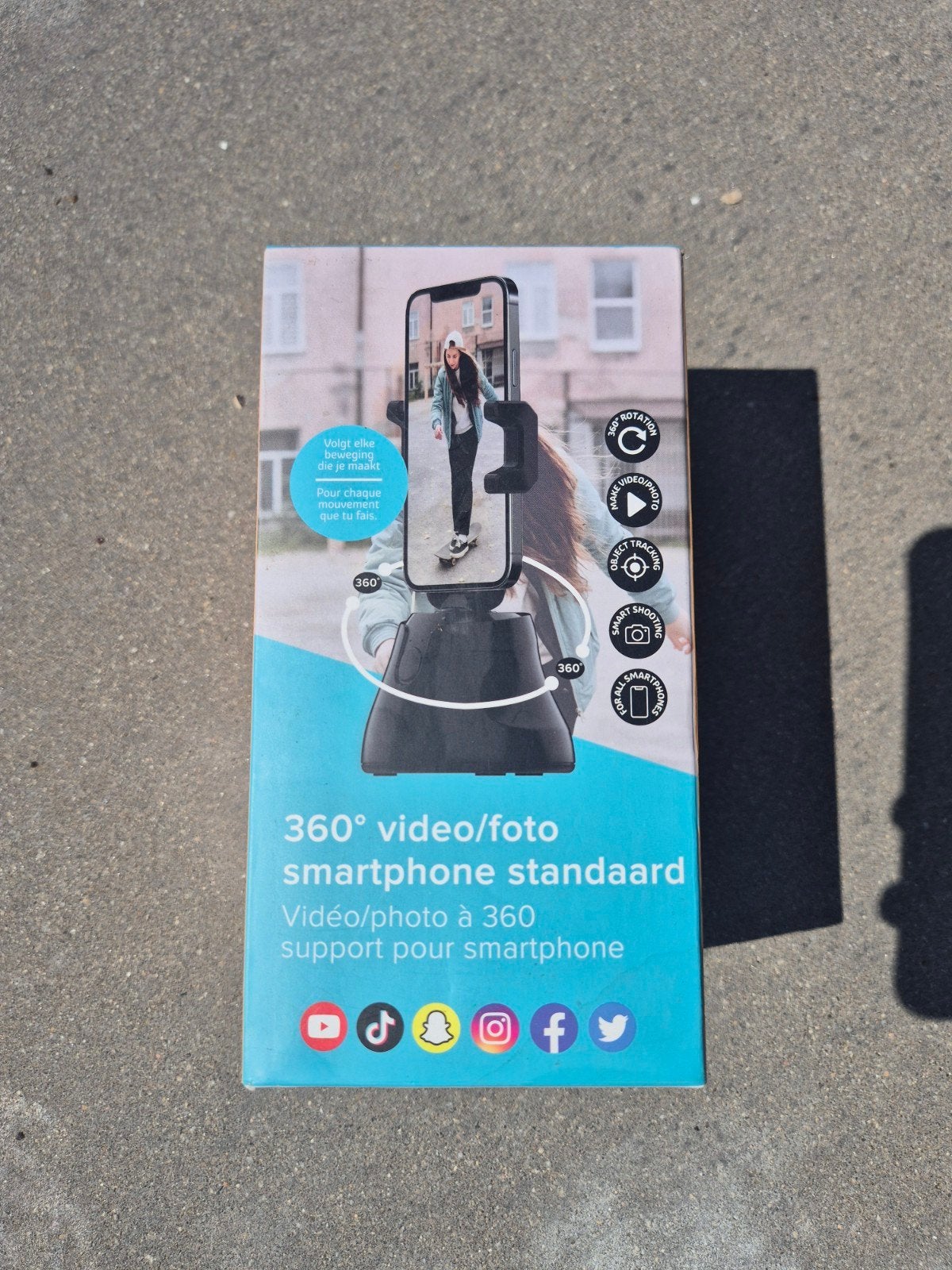 360 Draaiende Smartphone Foto/Video Standaard - Nieuw, Ophalen, Nieuw, Overige typen, Universeel
