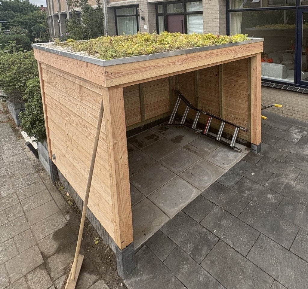 Douglas fietsenberging / overkapping sedum 241 x 224 x 185, Ophalen, Nieuw, Tuinpaviljoen