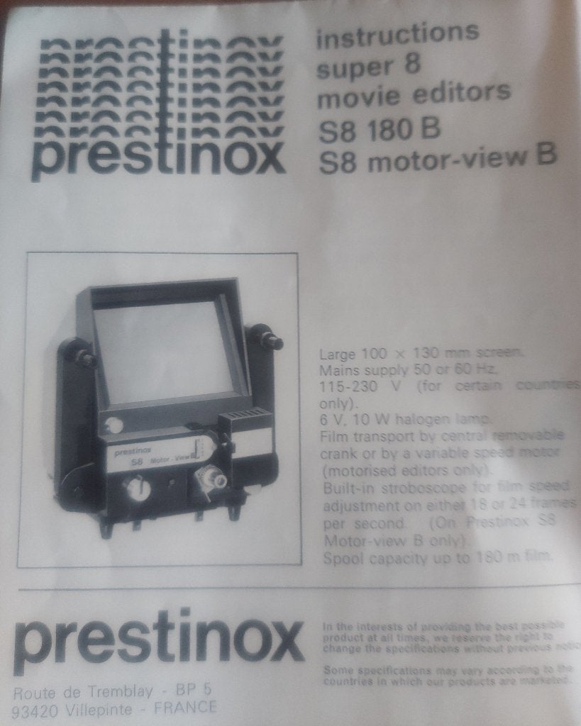 film foto editor, Ophalen of Verzenden, 1960 tot 1980, Overige typen