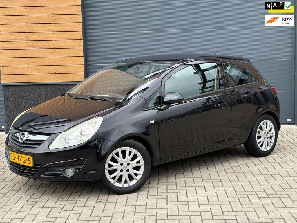 Opel Corsa - Cruise control, rijdt goed. LEKKE KOPPAKKING!, Voorwielaandrijving, Gebruikt, 4 cilinders, Zwart