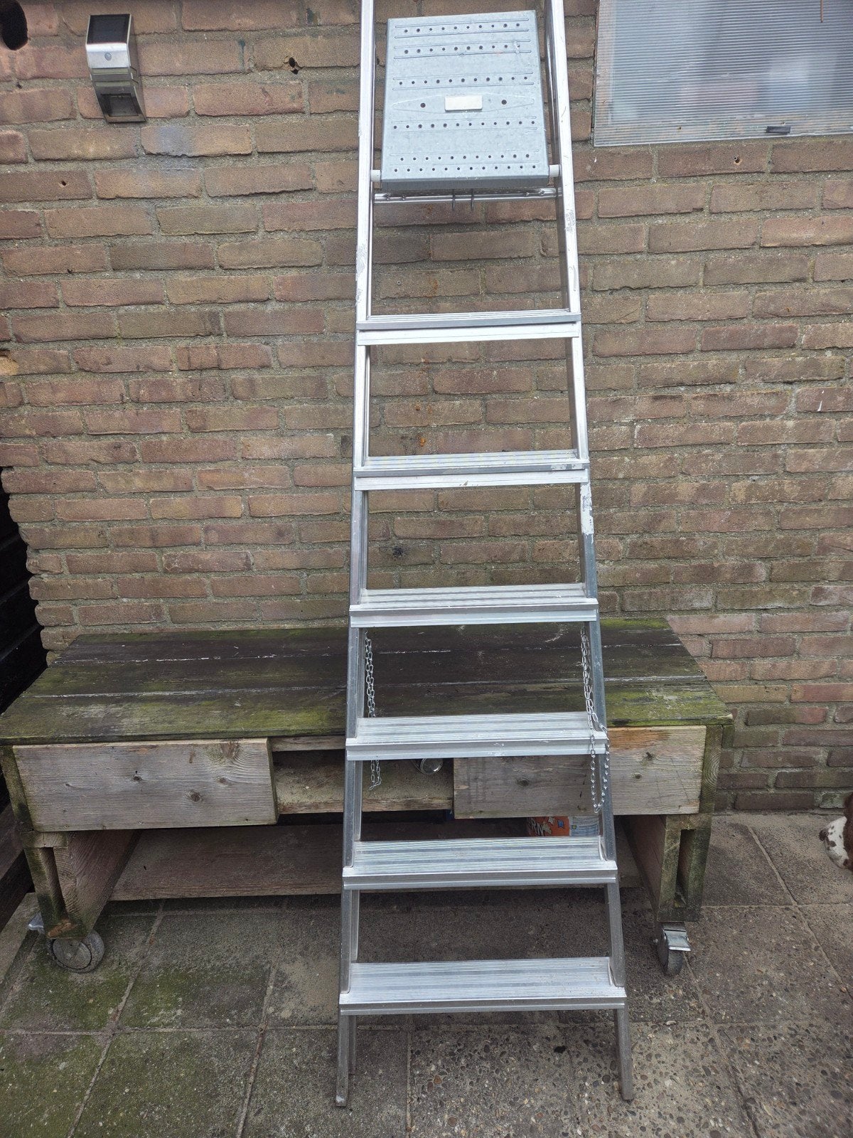 Schiderstrap 7 treden, Ophalen, Minder dan 2 meter