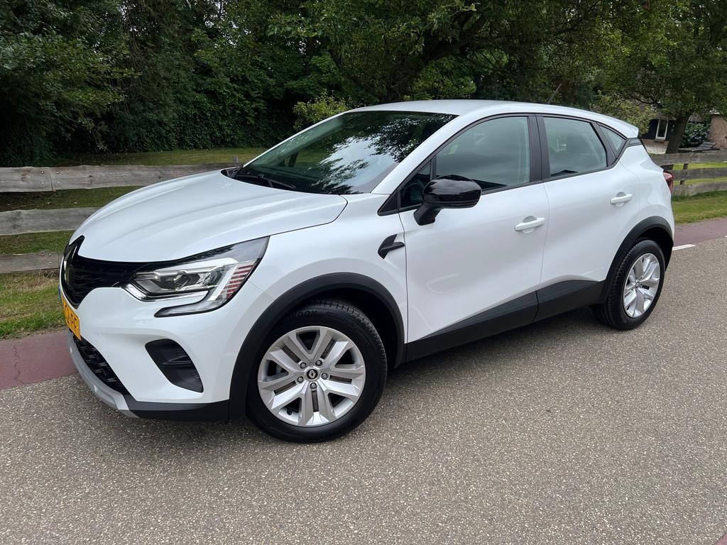 Renault Captur 1.0 TCe 90 Business Zen Navi Airco, Auto's, Renault, Stof, Gebruikt, Wit, Origineel Nederlands