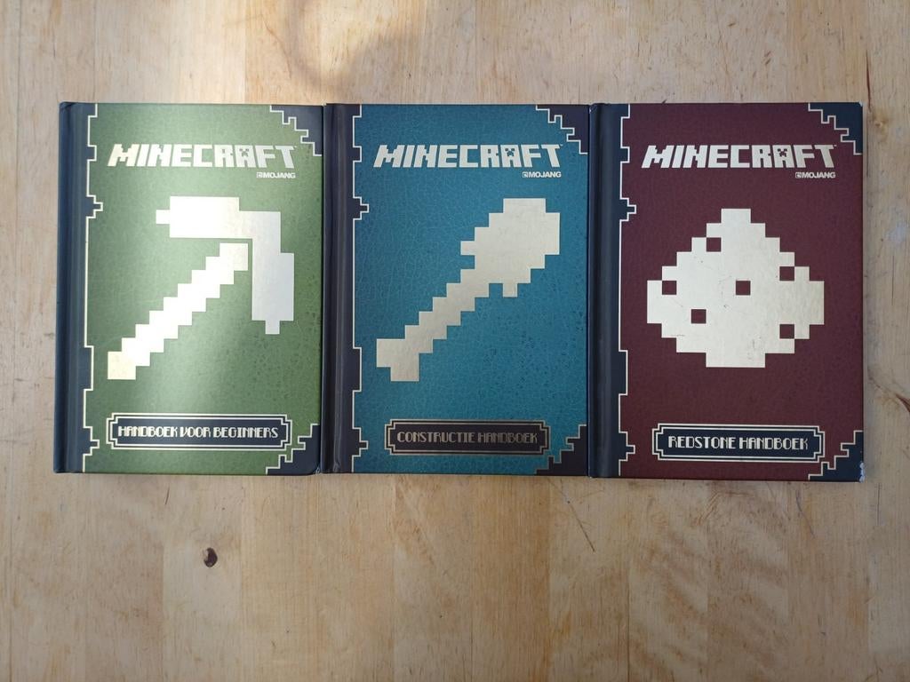 3× Minecraft boekjes, Ophalen, Zo goed als nieuw