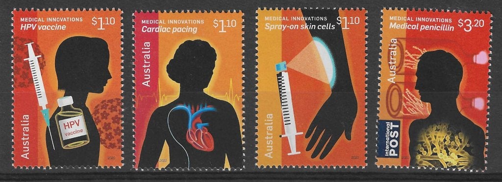 AUSTRALIE 2020, mi 5094/97 "Medical Innovations" postfris, Ophalen of Verzenden, Postfris