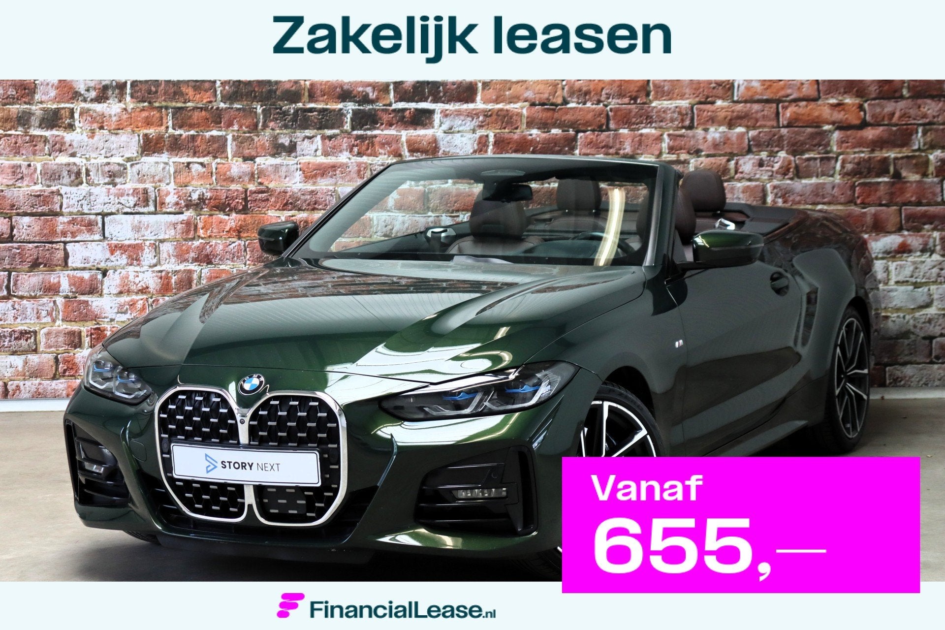 BMW 4 Serie Cabrio 430i High Executive M Sport Pakket Automa, Automaat, Achterwielaandrijving, Gebruikt, 4 stoelen