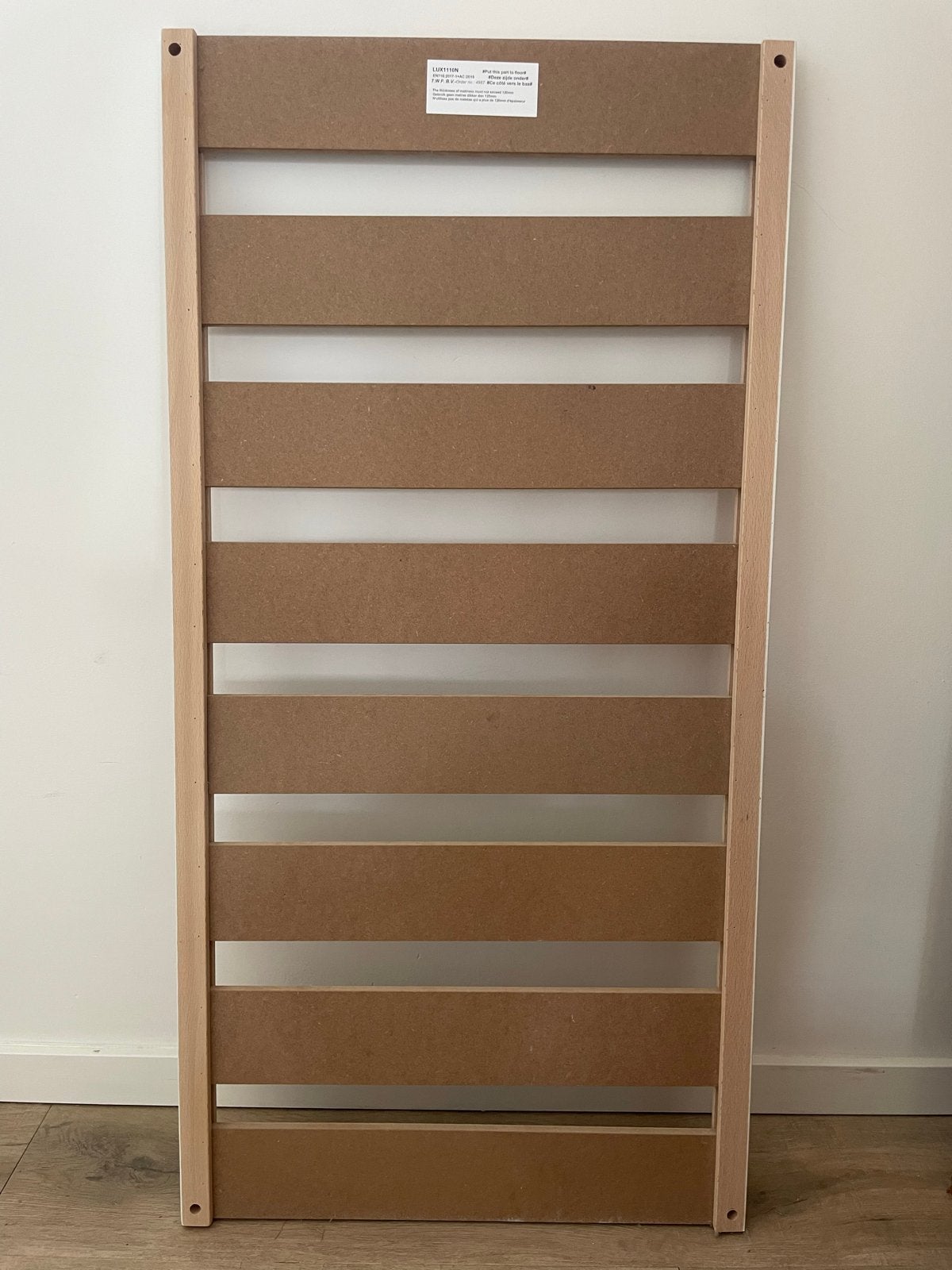 lattenbodem en matras voor ledikant, Ophalen, Gebruikt, Lattenbodem, Minder dan 140 cm