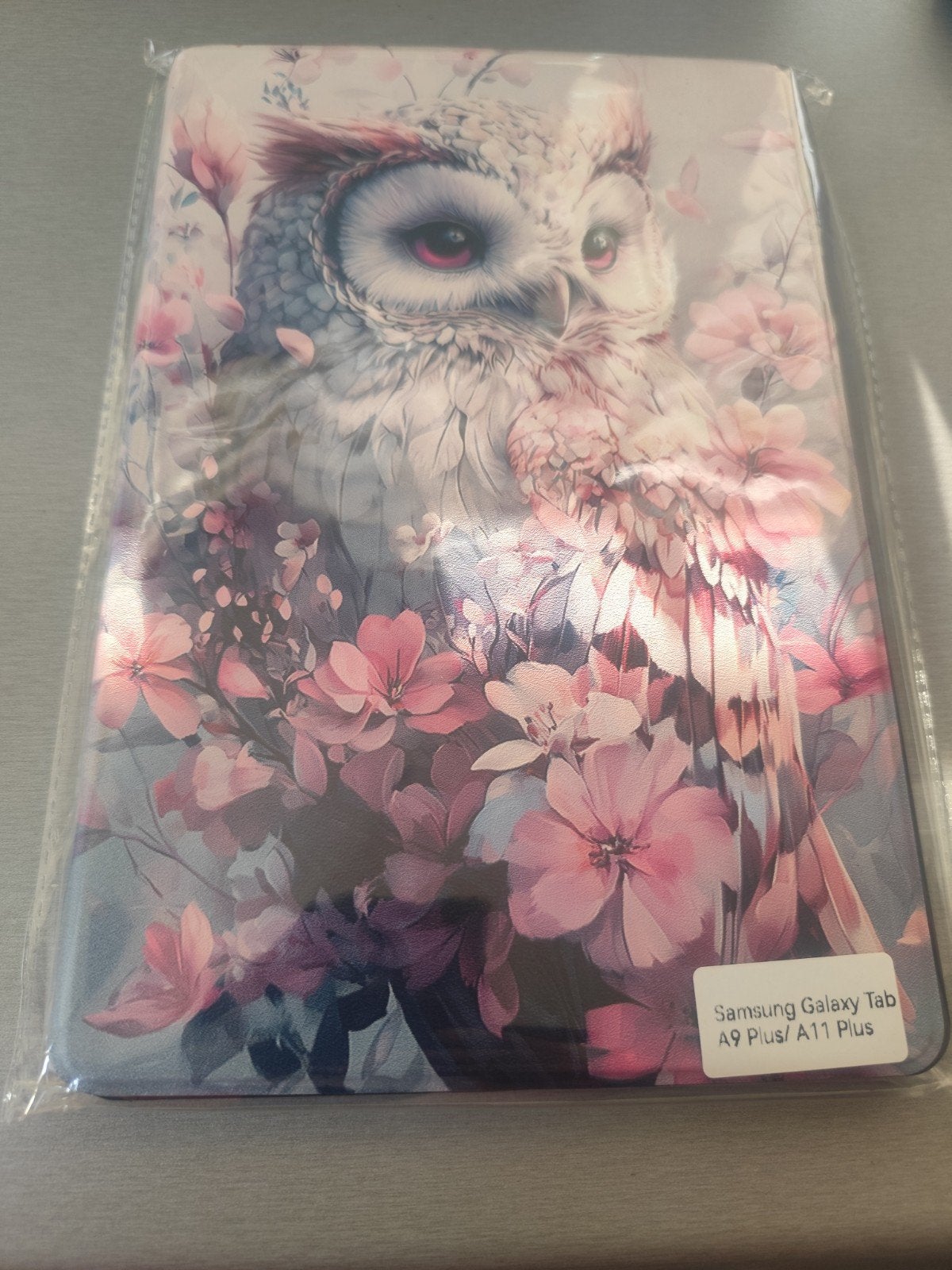 NIEUW Hoesje voor Samsung Galaxy Tab A9 Plus/A11 Plus - Uil, Nieuw, Ophalen of Verzenden, Samsung, Galaxy Tab A9 Plus/A11 Plus