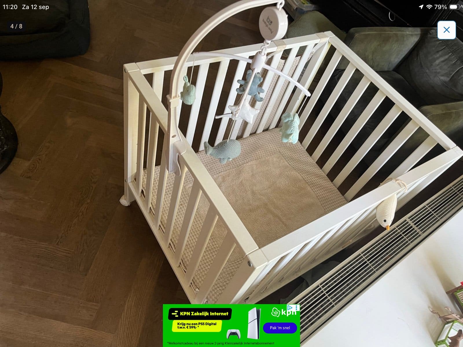 Baby box op wielen, Kinderen en Baby's, Ophalen, Zo goed als nieuw