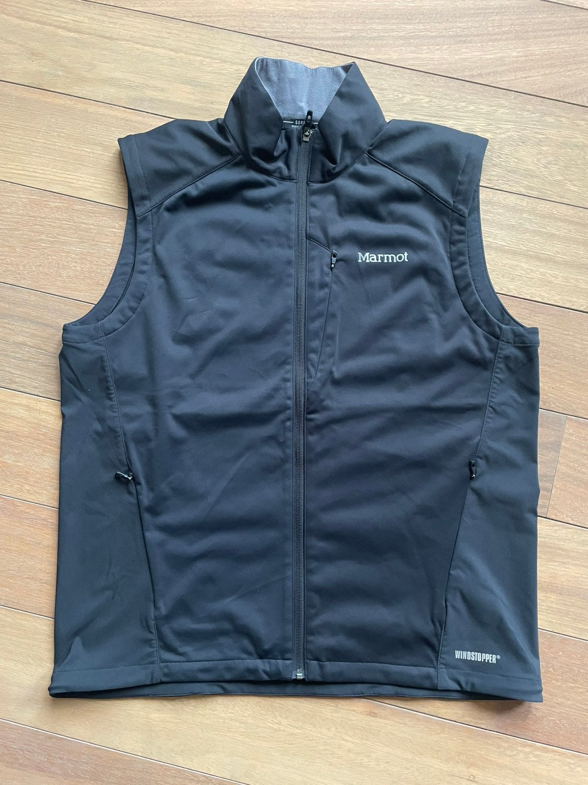 Marmot XL windstopper, Kleding | Heren, Bodywarmers, Ophalen of Verzenden, Zo goed als nieuw, Maat 56/58 (XL), Zwart